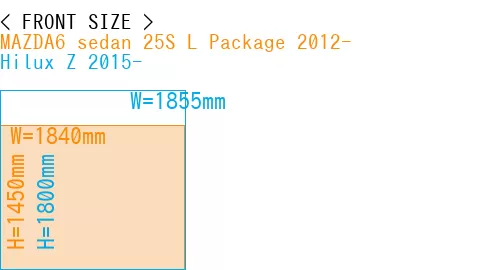 #MAZDA6 sedan 25S 
L Package 2012- + Hilux Z 2015-